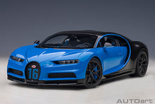 Indlæs billede til gallerivisning 1/18 Bugatti Chiron Sport, racing blue/carbon 1:18