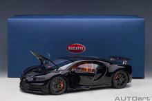 Indlæs billede til gallerivisning 1/18 Bugatti Chiron Sport, Nocturne black 1:18