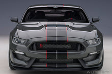 Indlæs billede til gallerivisning FORD USA MUSTANG SHELBY GT350R COUPE 2017 LEAD FOOT GREY BLACK
