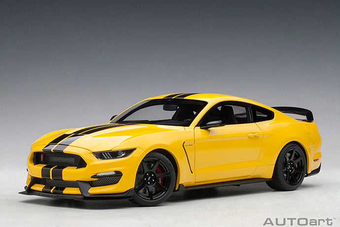1/18 Ford Mustang Shelby GT350R, yellow/black stripes 1:18