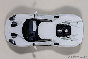 2017 Ford GT, frozen white 1:18