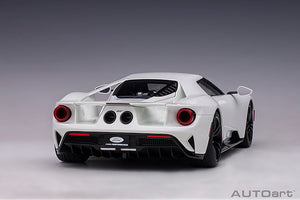 2017 Ford GT, frozen white 1:18