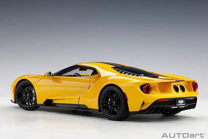 FORD USA GT 2017 YELLOW BLACK STRIPES