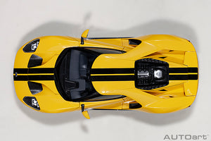 FORD USA GT 2017 YELLOW BLACK STRIPES