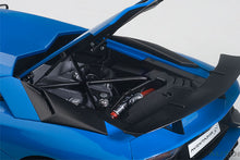 Indlæs billede til gallerivisning 2015 Lamborghini Aventador SV LP750-4, blu lemans(blue) 1:18