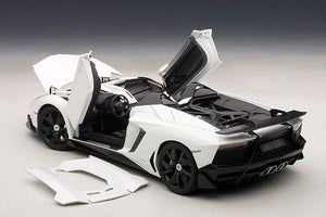 LAMBORGHINI AVENTADOR J SPIDER 2012 BIANCO MONOCERUS WHITE