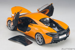 McLaren 570S, orange 1:18