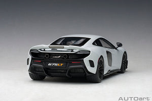 McLaren 675LT, Silica white 1:18