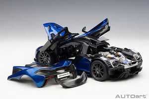 McLaren P1, azure blue 1:18