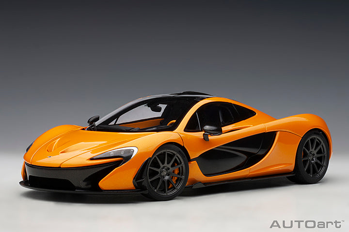 McLaren P1, papaya spark 1:18