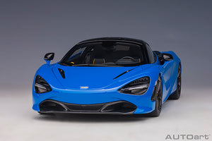 MC LAREN 720S 2017 METALLIC BLUE 1:18