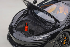 McLaren 600LT, black 1:18