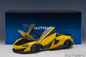 McLaren 600LT, yellow 1:18