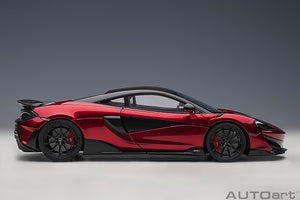 McLaren 600LT, volcano red 1:18