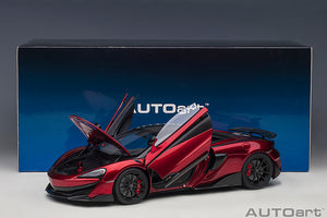 McLaren 600LT, volcano red 1:18