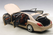 Indlæs billede til gallerivisning 2015 Mercedes Maybach S-class, light gold 1:18