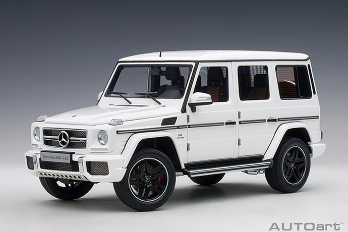 2017 Mercedes-AMG G63, white  1:18