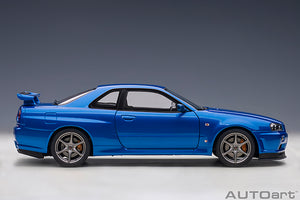 Nissan Skyline GT-R (R34) V-Spec II, bayside blue 1:18