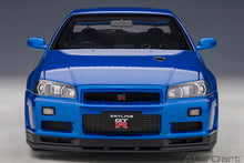 Indlæs billede til gallerivisning Nissan Skyline GT-R (R34) V-Spec II, bayside blue 1:18