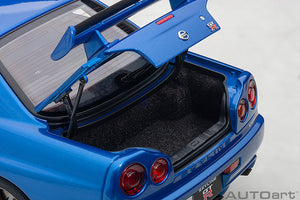 Nissan Skyline GT-R (R34) V-Spec II, bayside blue 1:18