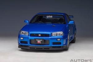 Nissan Skyline GT-R (R34) V-Spec II, bayside blue 1:18