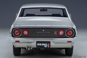 1/18 Nissan Skyline GT-R (KPGC110), silver 1:18