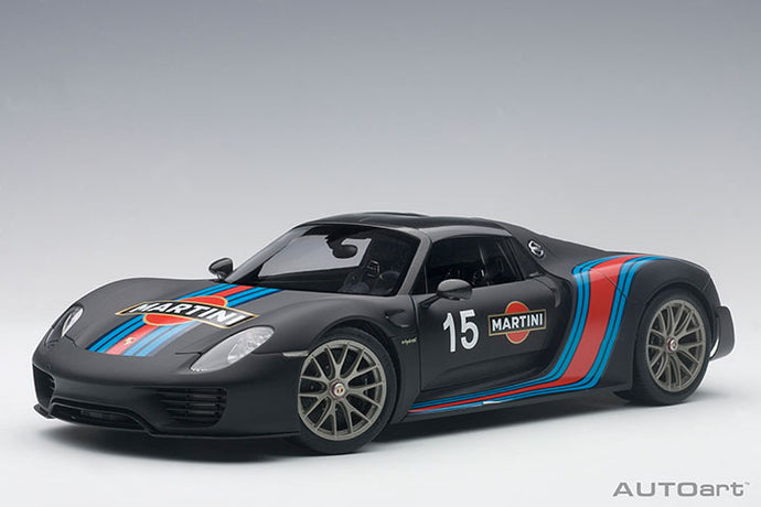 2013 Porsche 918 Spyder Wessach Pakcage, black/martini livery 1:18