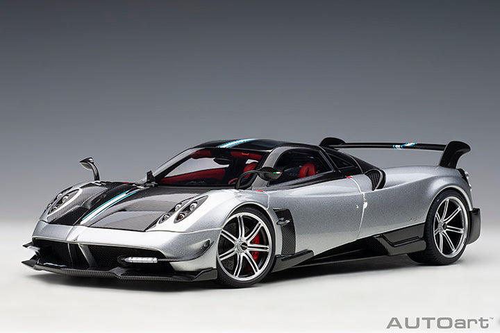 PAGANI HUAYRA BC 2016 GRIGIO MERCURIO/GREY CARBON 1:18