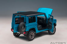 Indlæs billede til gallerivisning 1/18 Suzuki Jimny, brisk blue with black roof 1:18