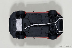 1/18 Toyota 86 Rocket Bunny, red with silver wheels 1:18