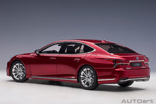 Indlæs billede til gallerivisning 1/18 2018 Lexus LS 500h, red metallic 1:18