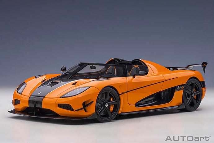 KOENIGSEGG AGERA RS 2015 ORANGE/CARBON 1:18