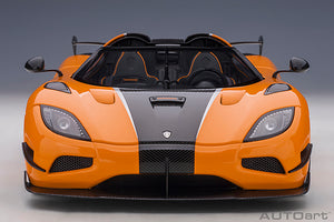KOENIGSEGG AGERA RS 2015 ORANGE/CARBON 1:18