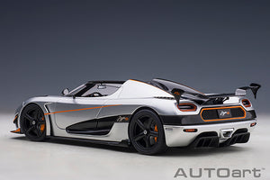 KOENIGSEGG AGERA RS 2015 MOON SILVER CARBON BLACK