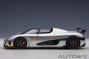 KOENIGSEGG AGERA RS 2015 MOON SILVER CARBON BLACK