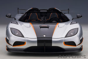 KOENIGSEGG AGERA RS 2015 MOON SILVER CARBON BLACK