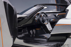 KOENIGSEGG AGERA RS 2015 MOON SILVER CARBON BLACK