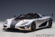 Indlæs billede til gallerivisning KOENIGSEGG AGERA RS 2015 MOON SILVER CARBON BLACK