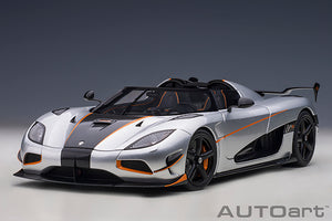 KOENIGSEGG AGERA RS 2015 MOON SILVER CARBON BLACK