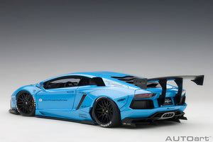 Liberty Walk Lamborghini Aventador, blue 1:18