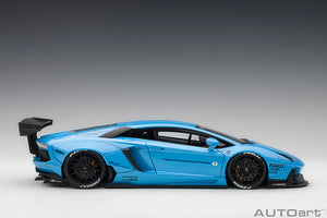 Liberty Walk Lamborghini Aventador, blue 1:18