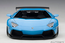 Indlæs billede til gallerivisning Liberty Walk Lamborghini Aventador, blue 1:18