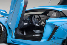 Indlæs billede til gallerivisning Liberty Walk Lamborghini Aventador, blue 1:18