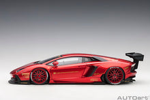 Indlæs billede til gallerivisning Liberty Walk Lamborghini Aventador with Red Wheels, red 1:18