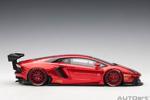 Indlæs billede til gallerivisning Liberty Walk Lamborghini Aventador with Red Wheels, red 1:18