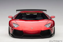 Indlæs billede til gallerivisning Liberty Walk Lamborghini Aventador with Red Wheels, red 1:18