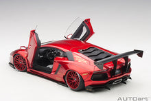 Indlæs billede til gallerivisning Liberty Walk Lamborghini Aventador with Red Wheels, red 1:18