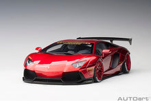 Indlæs billede til gallerivisning Liberty Walk Lamborghini Aventador with Red Wheels, red 1:18