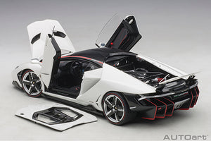 Lamborghini Centenario, bianco isis 1:18