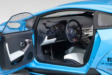 Indlæs billede til gallerivisning Liberty Walk Lamborghini Huracan, blue metallic 1:18